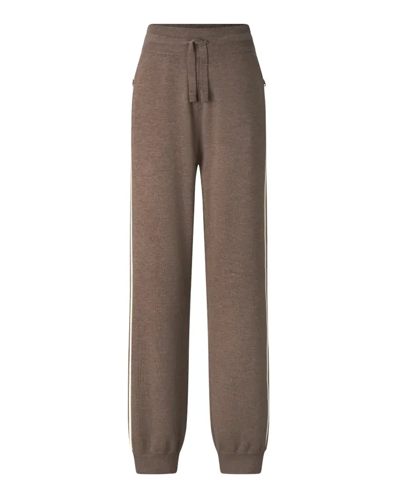 Bogner Calotta Strickhose mit Seitenstreifen - Braun Braun