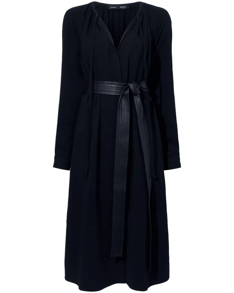 Proenza Schouler Enya Kleid - Schwarz Schwarz