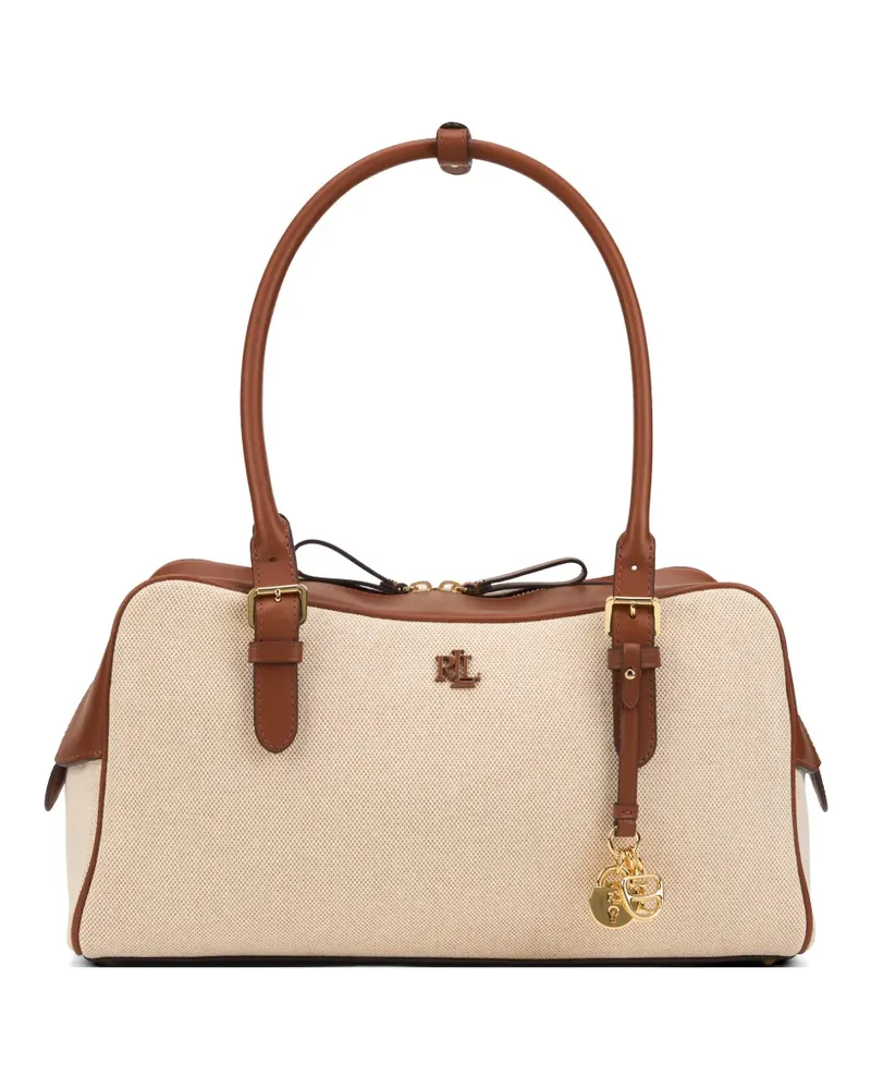 Ralph Lauren buckle top-handle tote bag - Nude Nude
