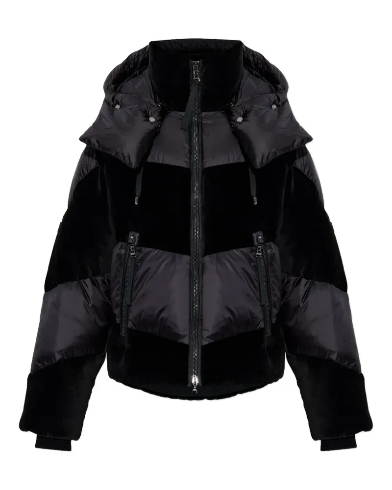 Bogner Cathy hooded panelled jacket - Schwarz Schwarz