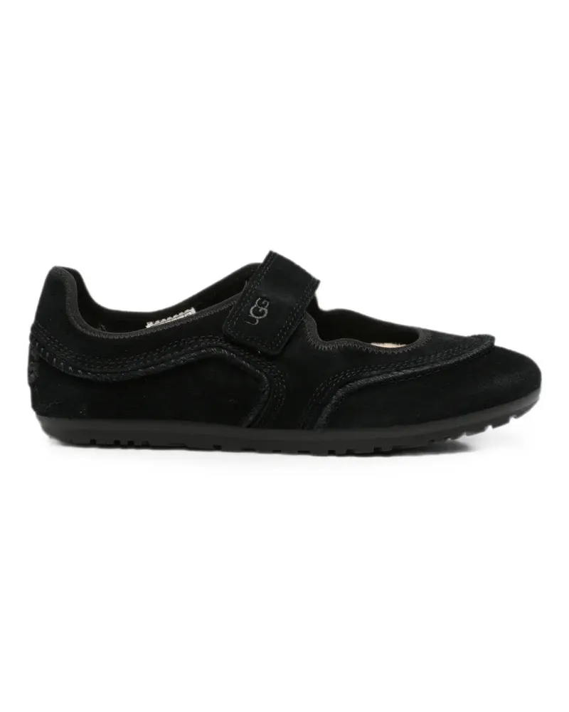 UGG Quill touch-strap ballet flats - Schwarz Schwarz