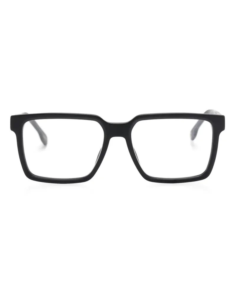 Carrera Brille mit eckigem Gestell - Schwarz Schwarz