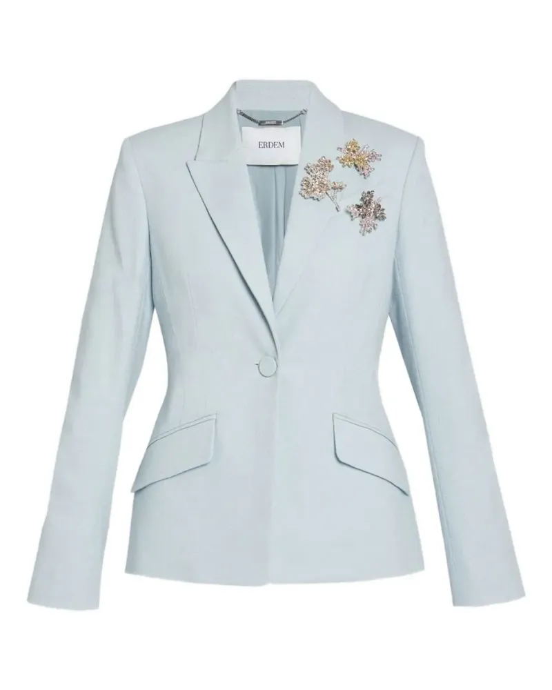 Erdem Verziertes Sakko - Blau Blau