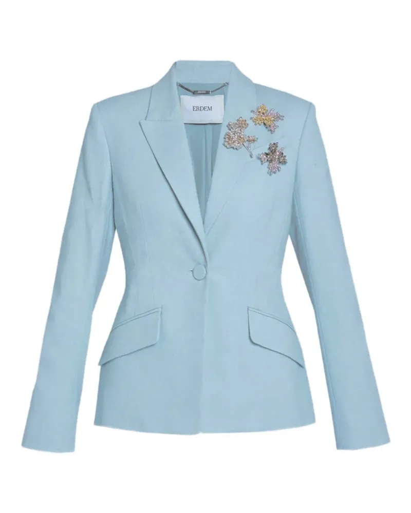 Erdem Verziertes Sakko - Blau Blau