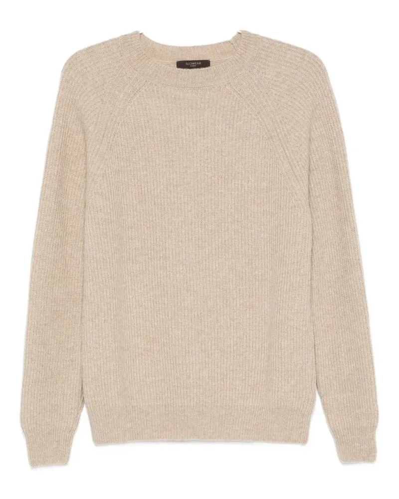 Zanone Pullover mit Rundhalsausschnitt - Nude Nude