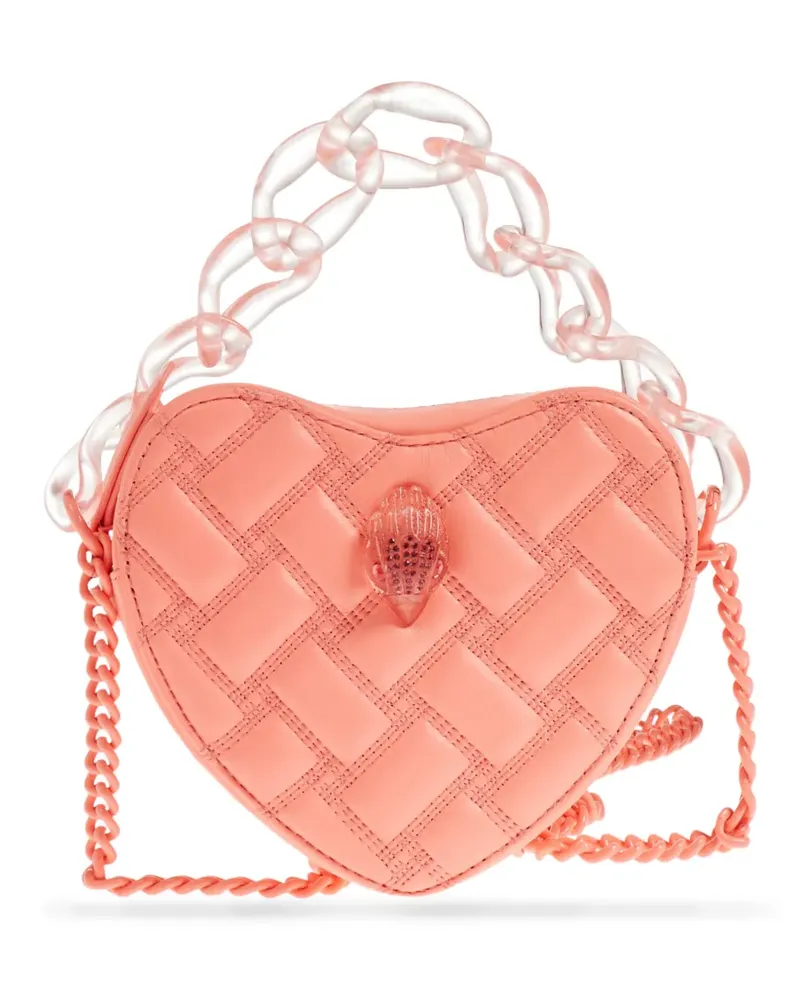 Kurt Geiger quilted heart-shape mini bag - Rosa Rosa