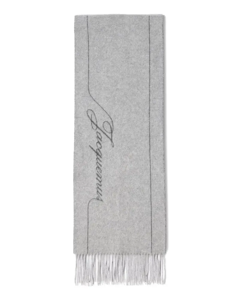 Jacquemus The Citta scarf - Grau Grau