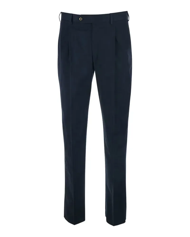 PT TORINO pleat-detail trousers - Blau Blau
