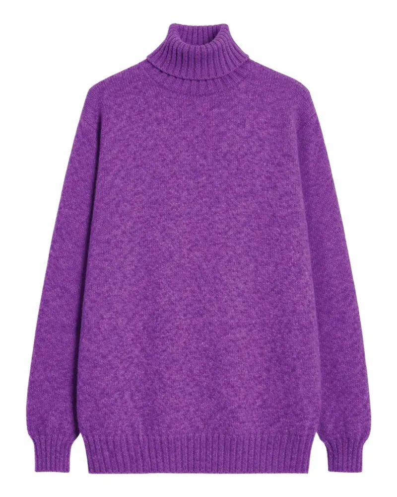 Fortela Shetland roll-neck sweater - Violett Violett