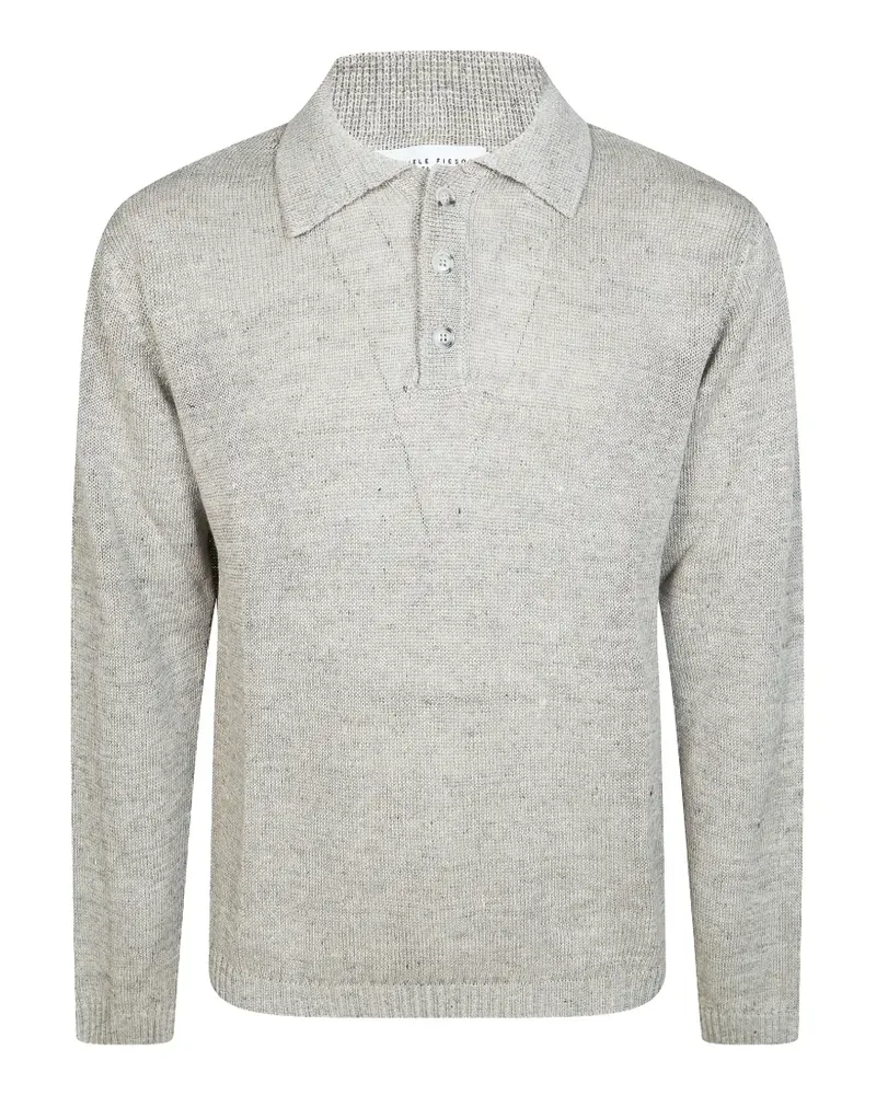 Daniele Fiesoli knitted polo shirt - Grau Grau