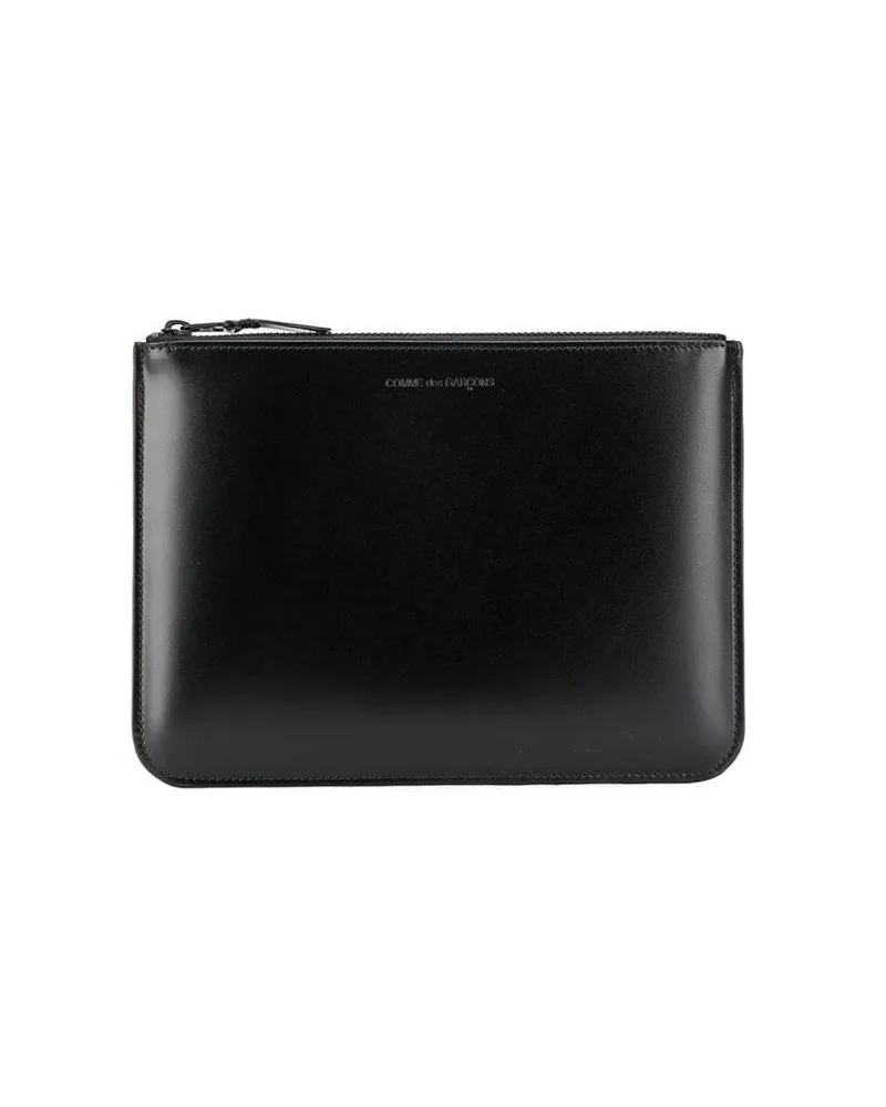 Comme des Garçons Portemonnaie mit Logo-Prägung - Schwarz Schwarz