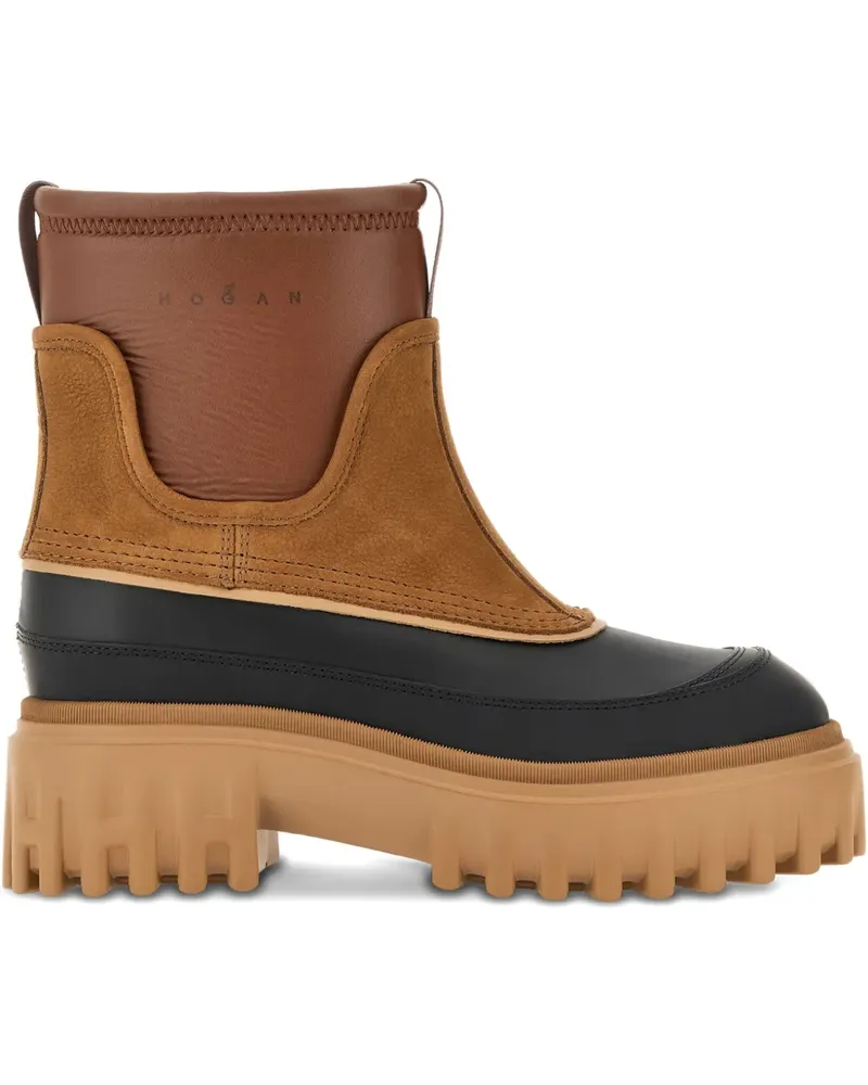Hogan H700 Stiefel aus Wildleder - Braun Braun