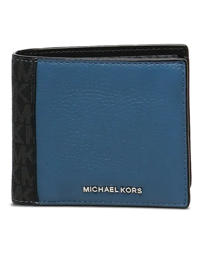 Michael Kors Portemonnaie mit Logo-Schild - Blau Blau