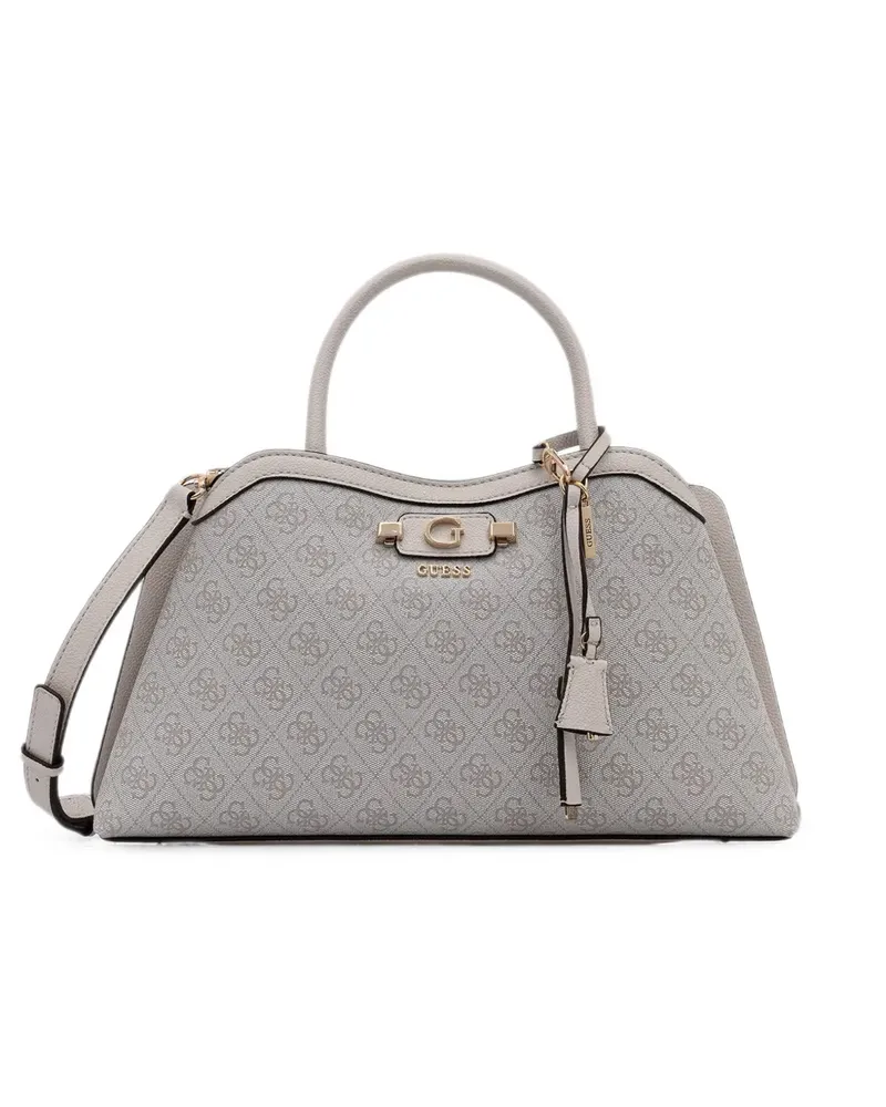 Guess Lindsey logo-plaque tote bag - Grau Grau
