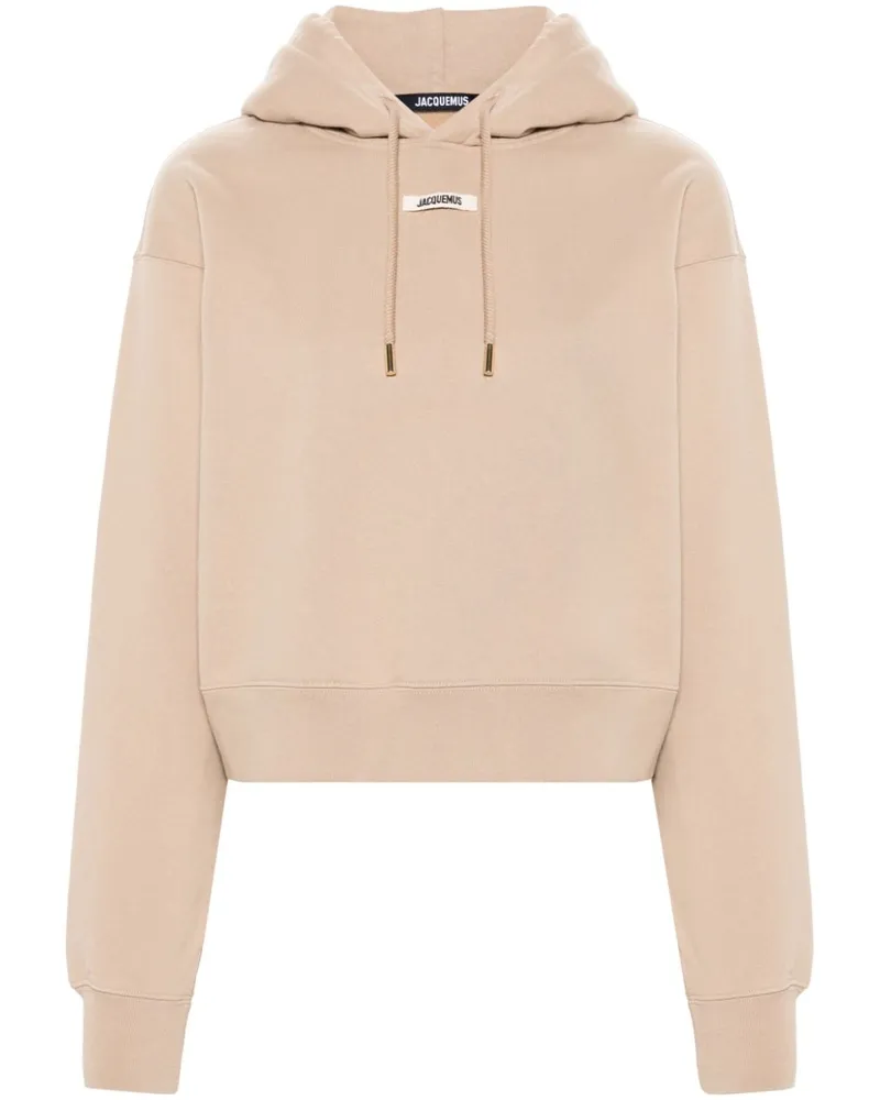 Jacquemus Le Gros Grain Hoodie Braun