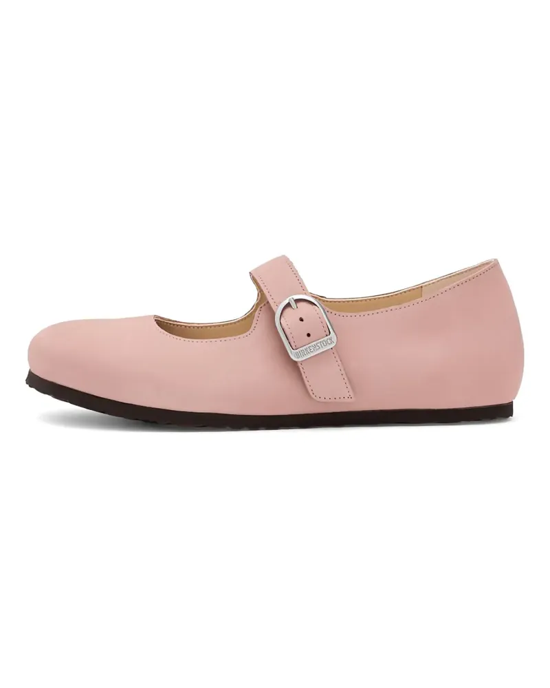Birkenstock Santa Clarita leather ballet flats - Rosa Rosa