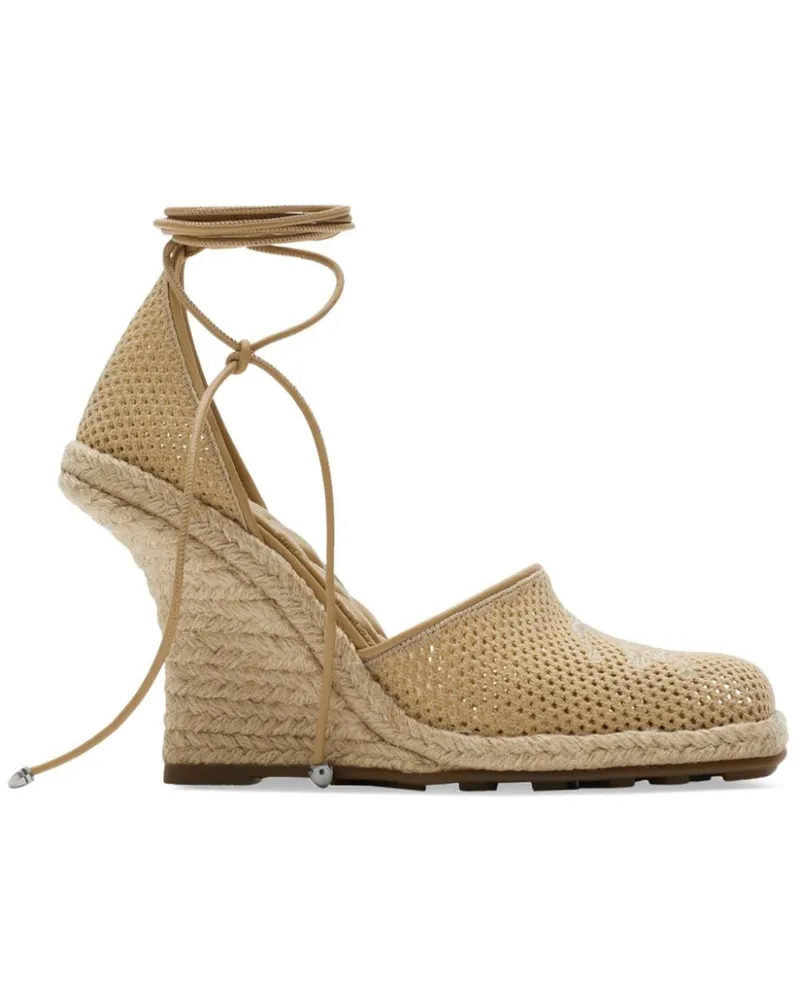 Burberry Espadrilles aus Mesh - Nude Nude