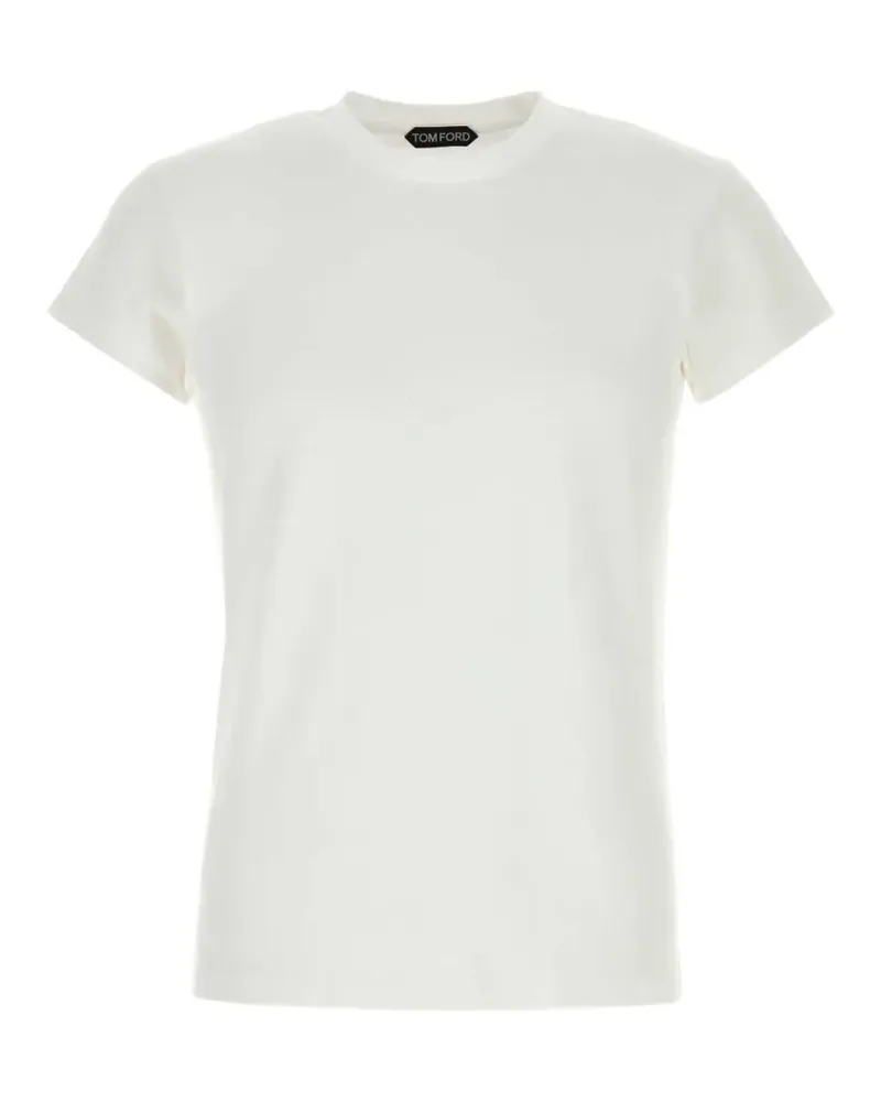 Tom Ford T-Shirt mit rundem Ausschnitt - Weiß Weiß