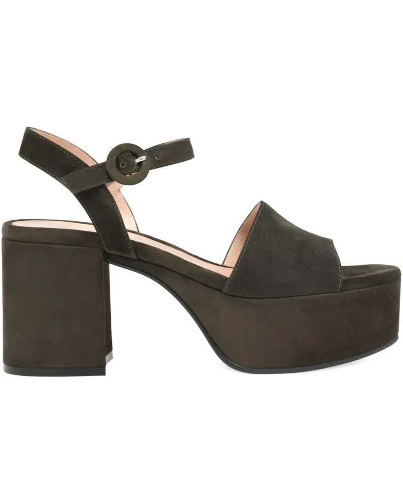 Gianvito Rossi Sandalen aus Leder 35mm - Grün Grün