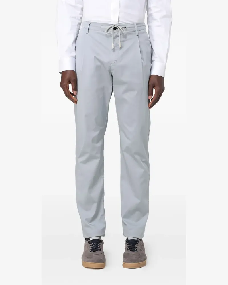 Eleventy Bundfaltenhose mit Kordelzug - Blau Blau