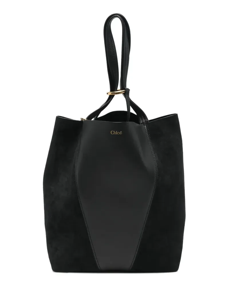 Chloé Mittelgroße Schultertasche - Schwarz Schwarz