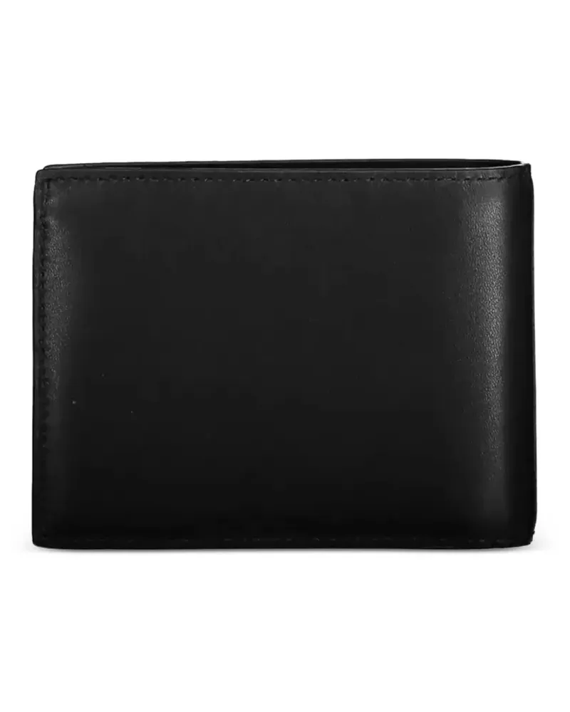 Calvin Klein bi-fold leather wallet - Schwarz Schwarz