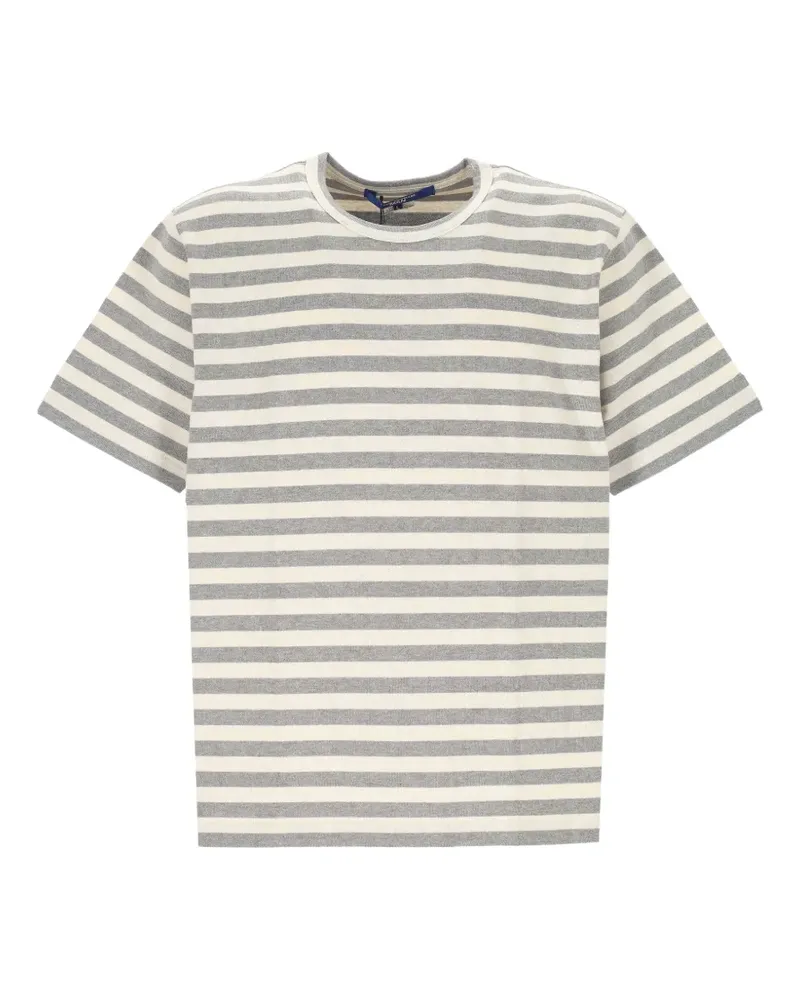 Junya Watanabe horizontal-stripe T-shirt - Grau Grau