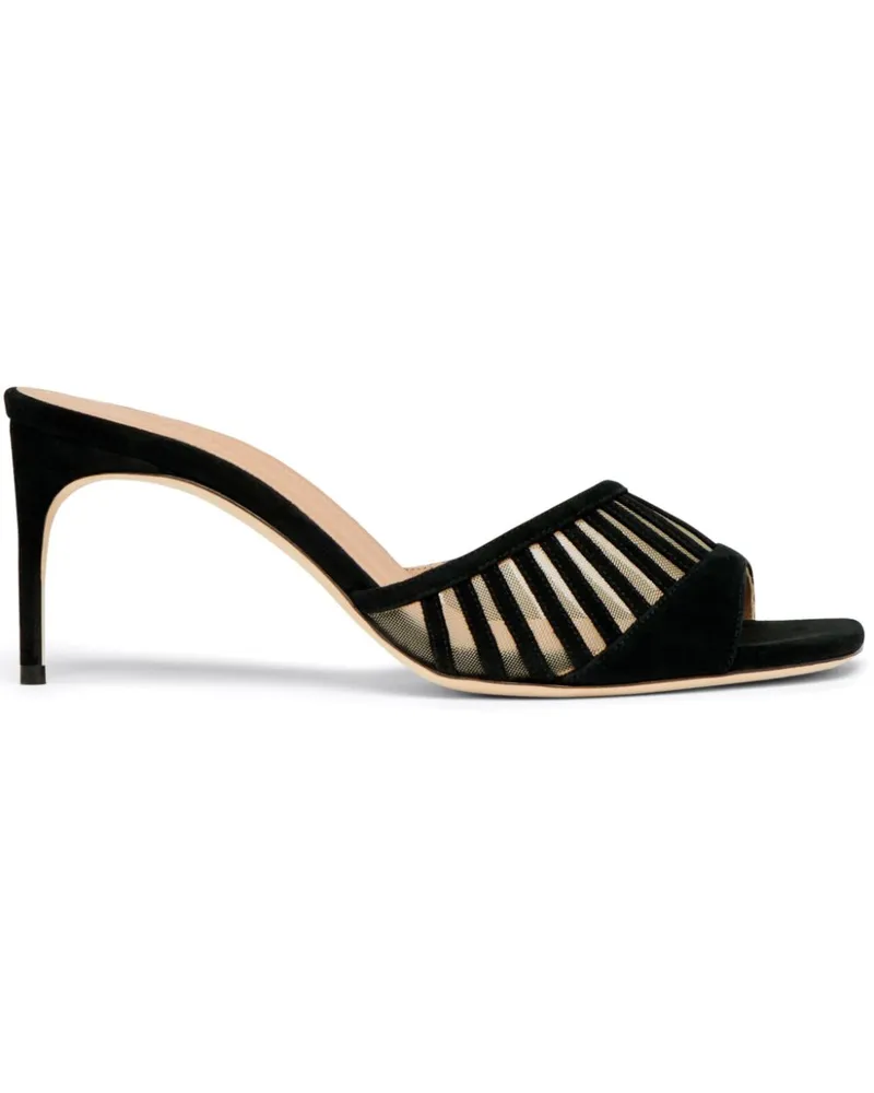 Malone Souliers Bellatrix Mules 70mm - Schwarz Schwarz