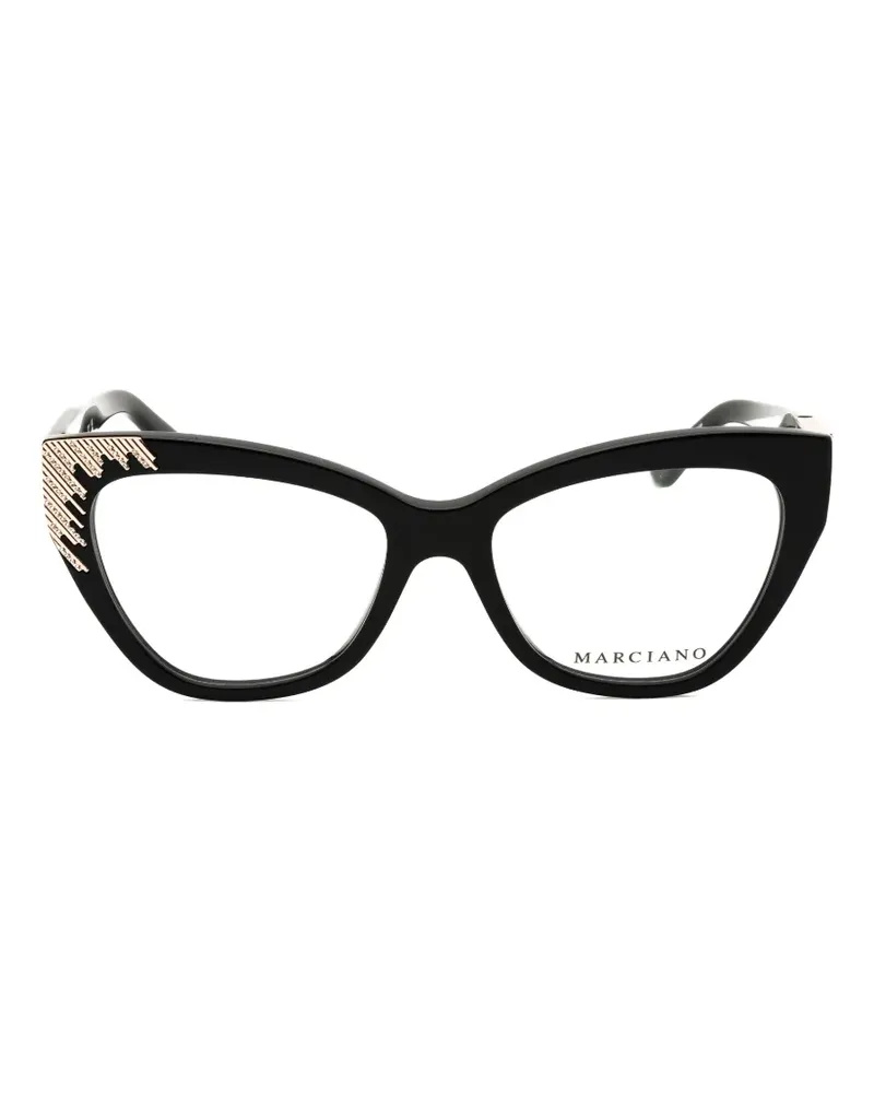 MARCIANO Los Angeles cat-eye frame glasses - Schwarz Schwarz