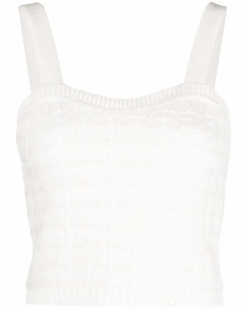 Maje Missa Stricktop - Weiß Weiß