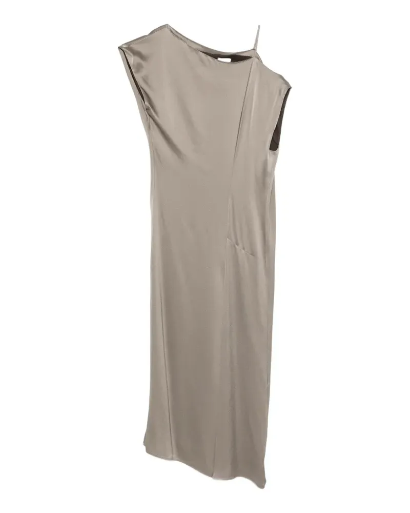 ALYSI Asymmetrisches Kleid - Grau Grau