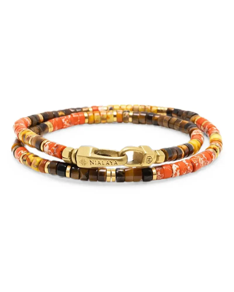 Nialaya Armband mit Perlen - Gold Gold