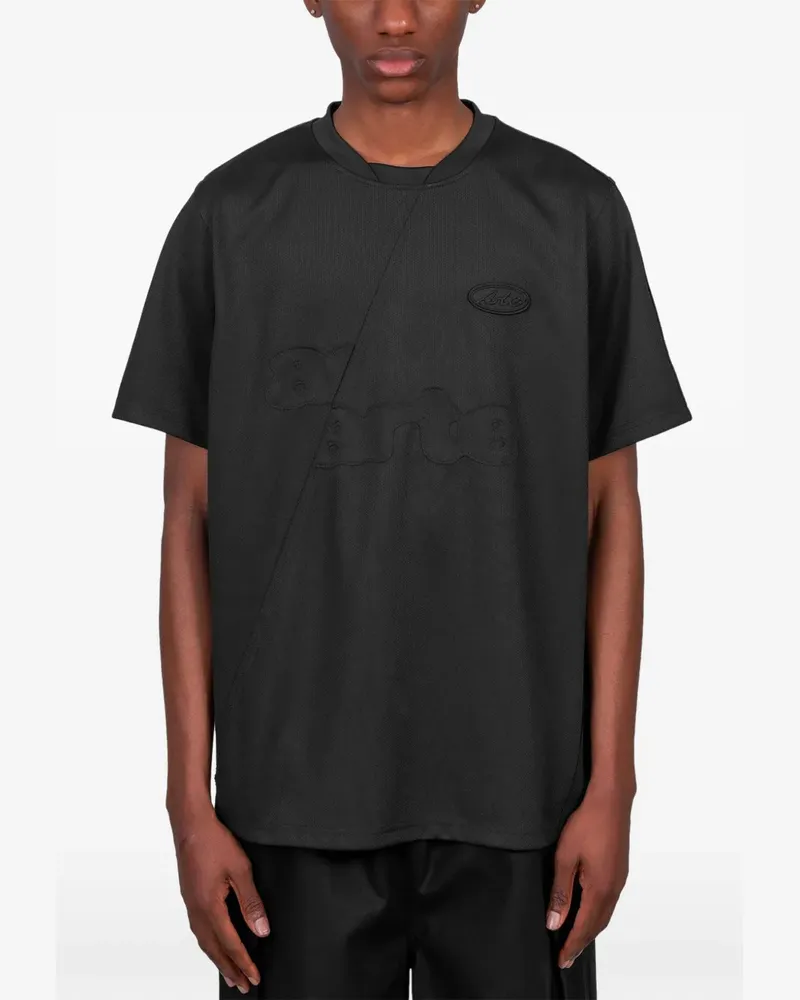 Arte Antwerp logo-detail T-shirt - Schwarz Schwarz