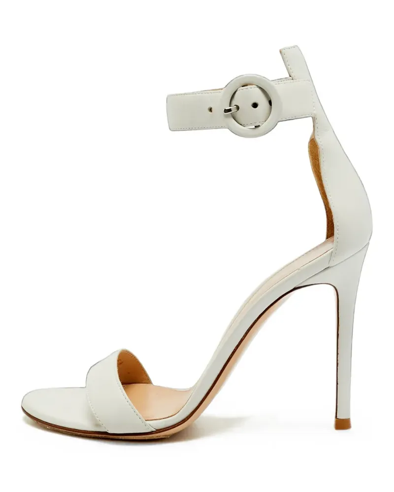 Gianvito Rossi Portofino ankle-strap sandals - Weiß Weiß