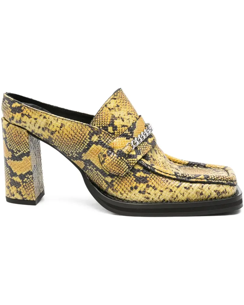 Martine Rose Pumps mit eckiger Kappe 90mm - Gelb Gelb