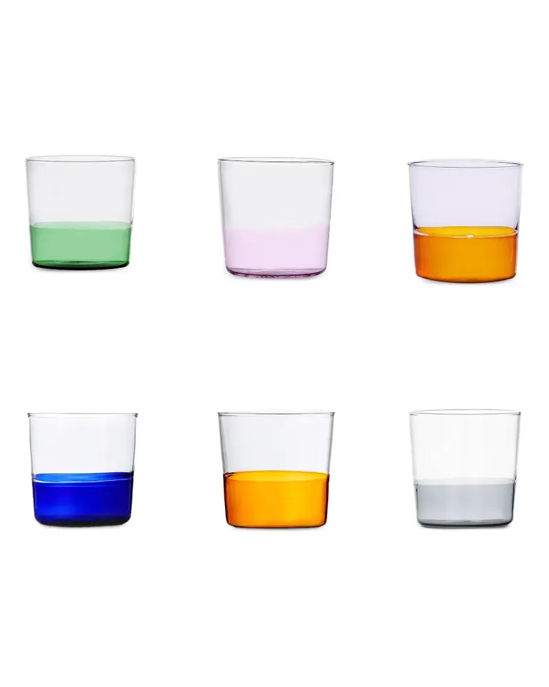 Ichendorf Milano Light Colore Gläser (6er-Set) - Weiß Weiß