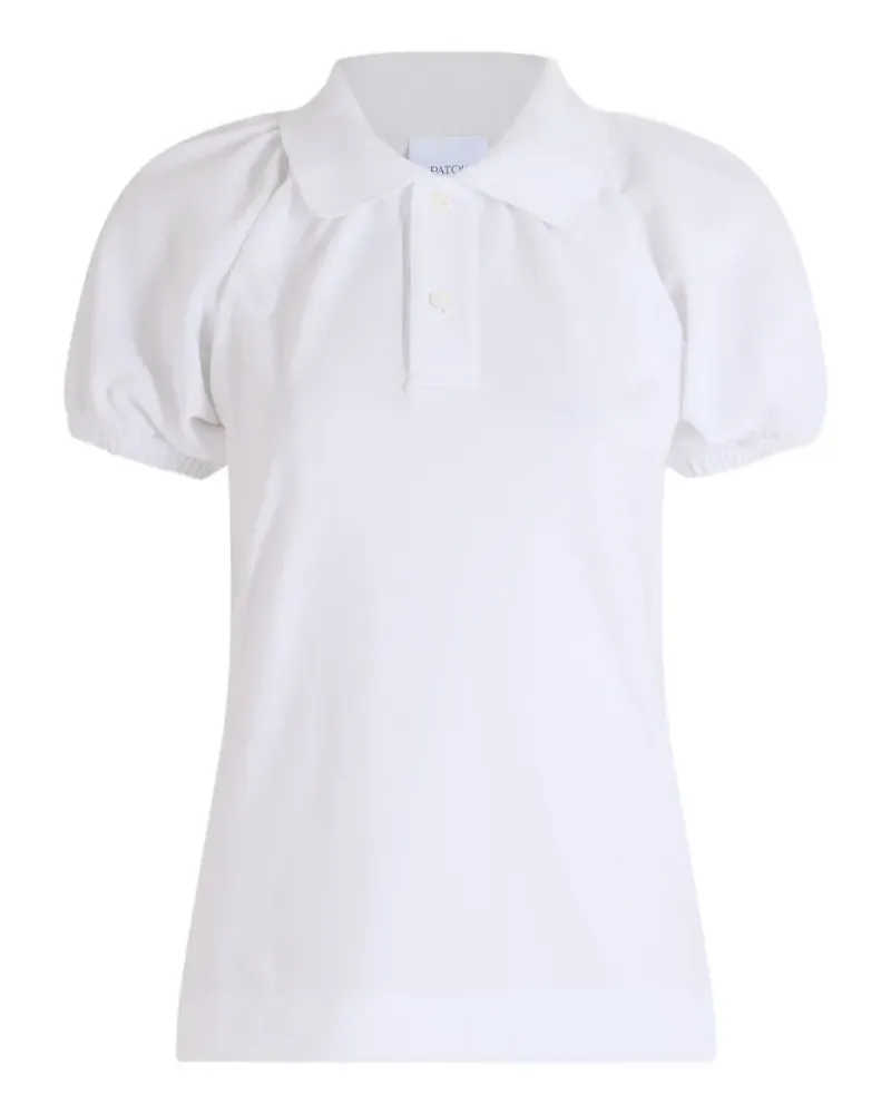Patou Poloshirt mit weiten Ärmeln - Weiß Weiß
