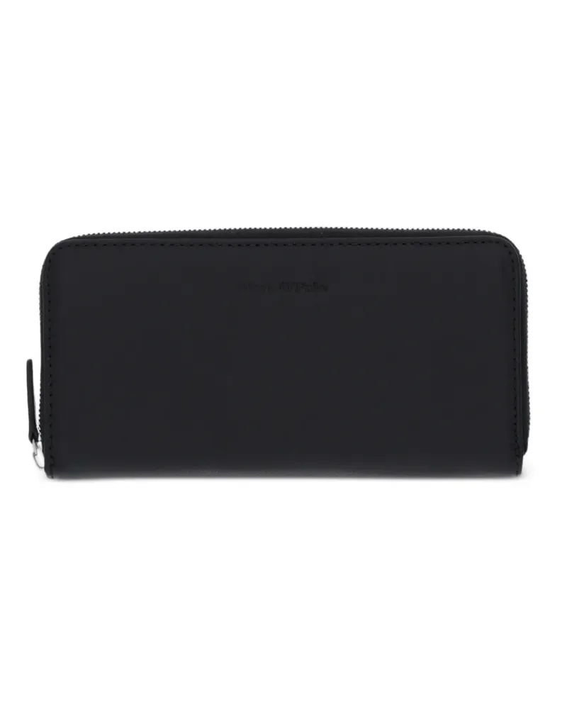Marc O'Polo logo-debossed zip-around wallet - Schwarz Schwarz