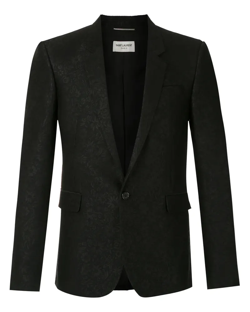 Saint Laurent Klassisches Sakko - Schwarz Schwarz