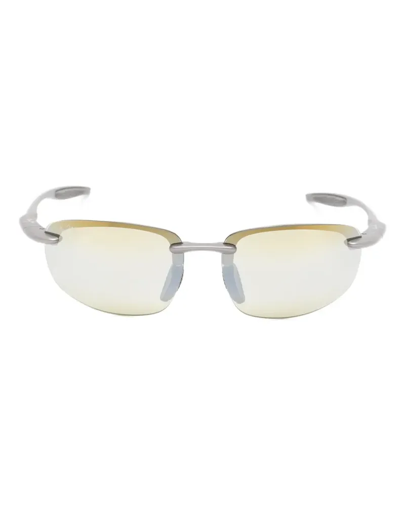 Maui Jim Ho’okipa Ultra rectangle-frame sunglasses - Grau Grau