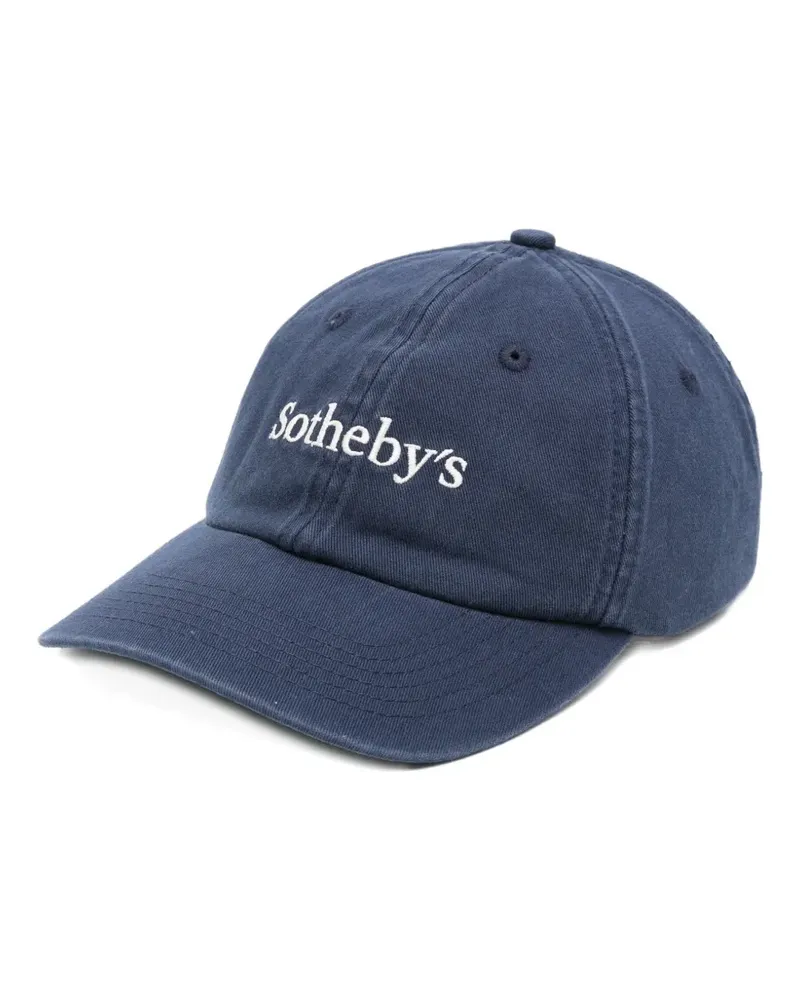 Frame Denim x Sotheby's Baseballkappe mit Stickerei - Blau Blau