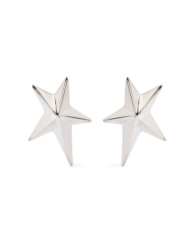 Thierry Mugler Ohrstecker in Sternform - Silber Silber
