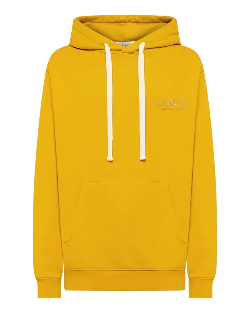 Laneus Hoodie mit Print - Gelb Gelb