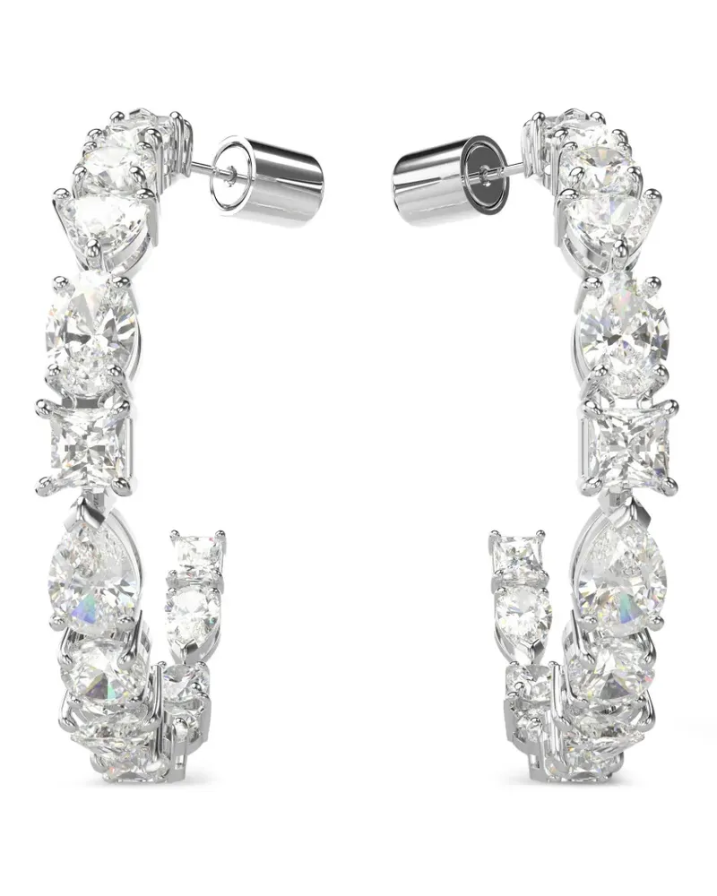 Swarovski Ohrringe mit Kristallen - Silber Silber