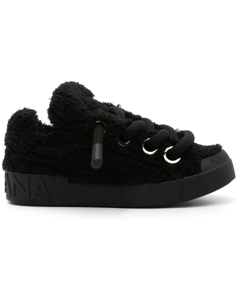 Dolce & Gabbana Portofino Sneakers - Schwarz Schwarz