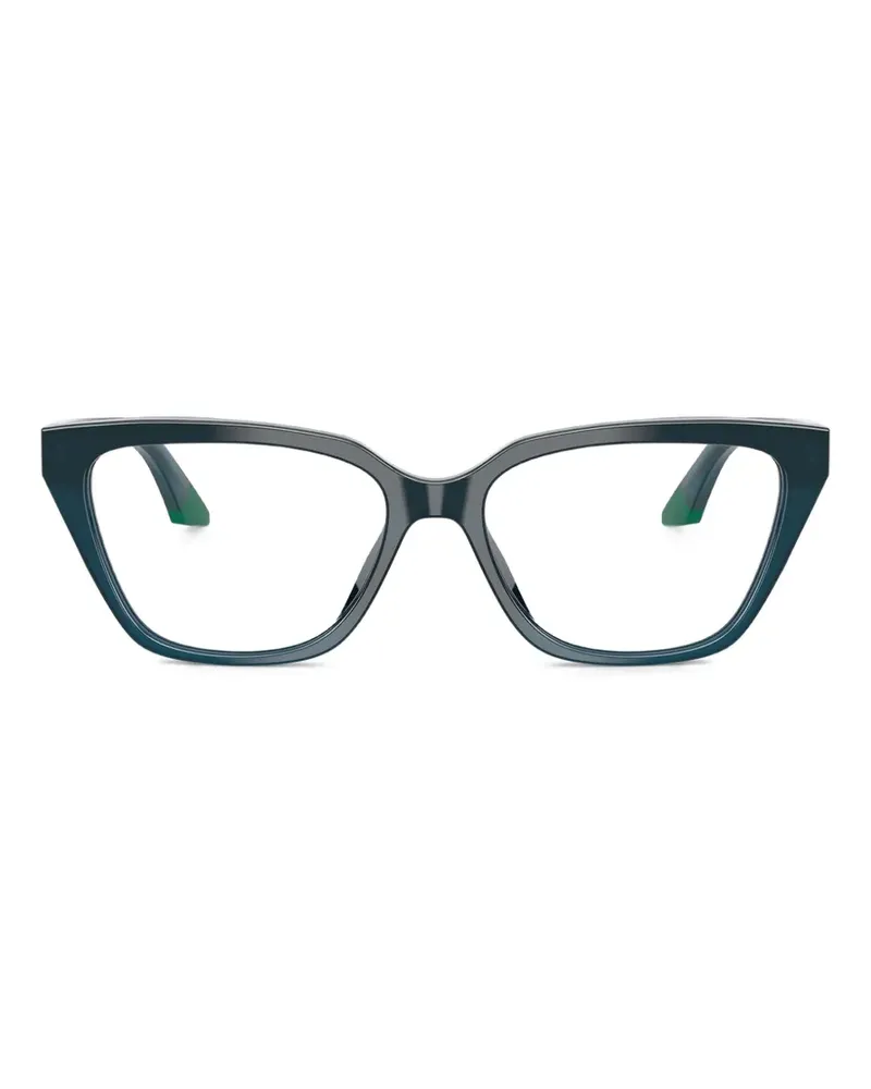 Emporio Armani Brille mit Cat-Eye-Gestell - Blau Blau
