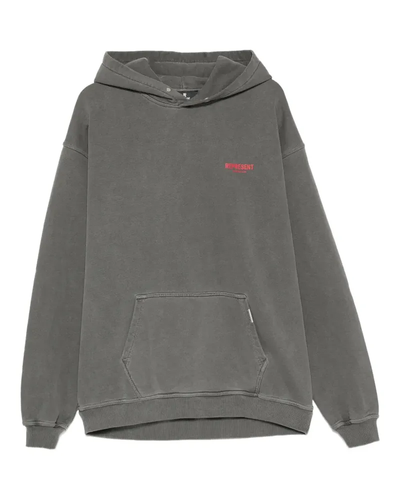 REPRESENT Hoodie mit Owners Club-Print - Grau Grau