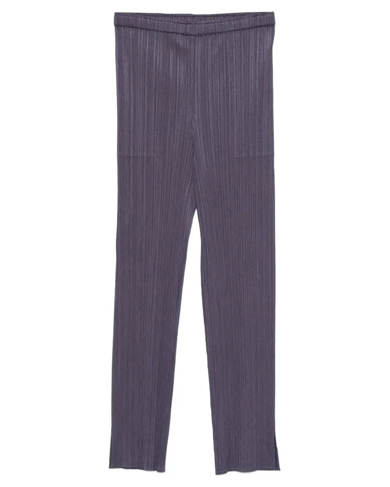 Issey Miyake pleated split trousers - Grau Grau