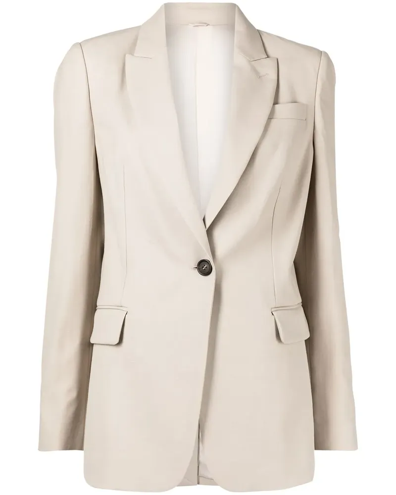 Brunello Cucinelli Einreihiger Blazer - Braun Braun