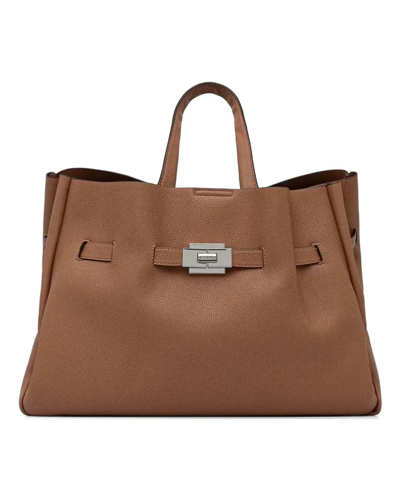 DKNY grained-leather tote bag - Braun Braun